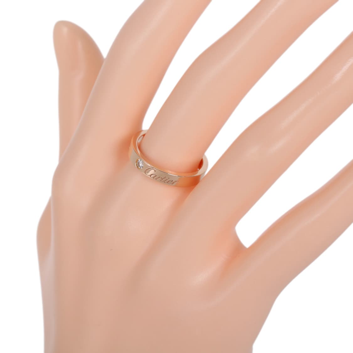 까르띠에 C 드 다이아반지 핑크골드 웨딩반지 47호 상품이미지4