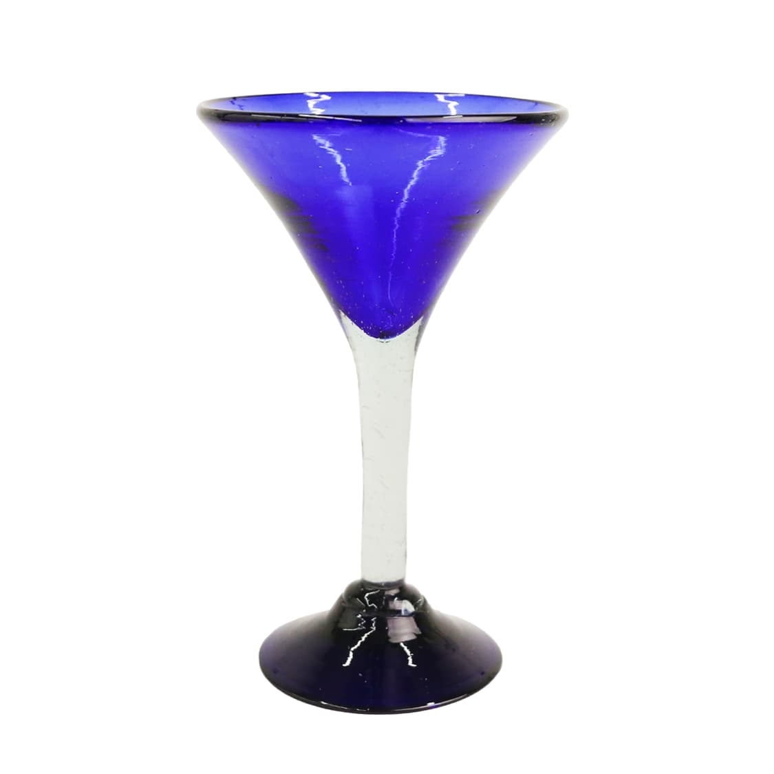 Cobalt Blue Margarita Martini Hand Blown Glass 상품이미지1