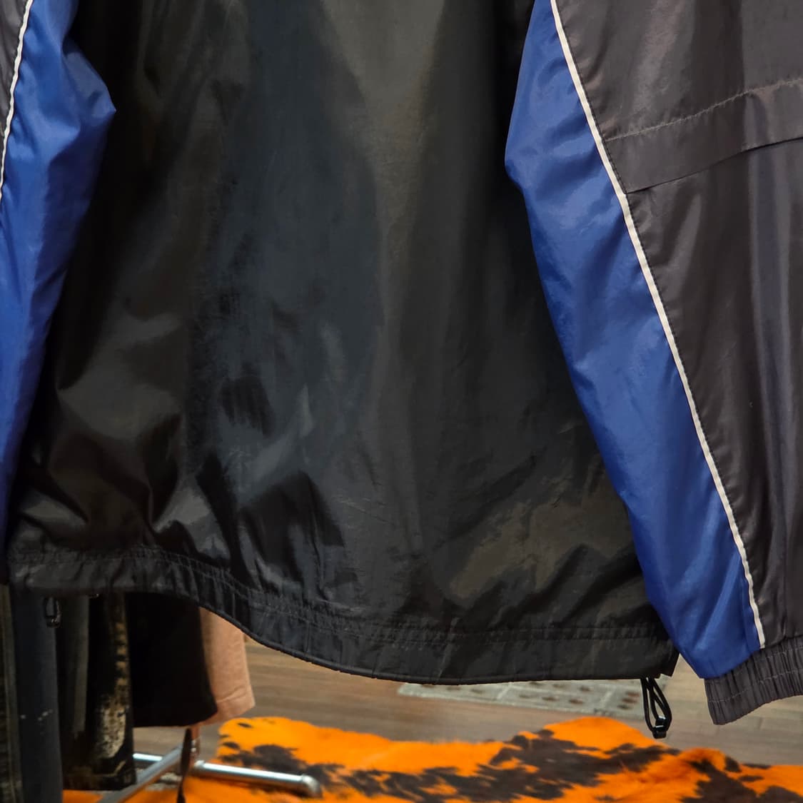 아디다스 올스쿨 블랙 블루 바람막이 자켓 상품이미지8