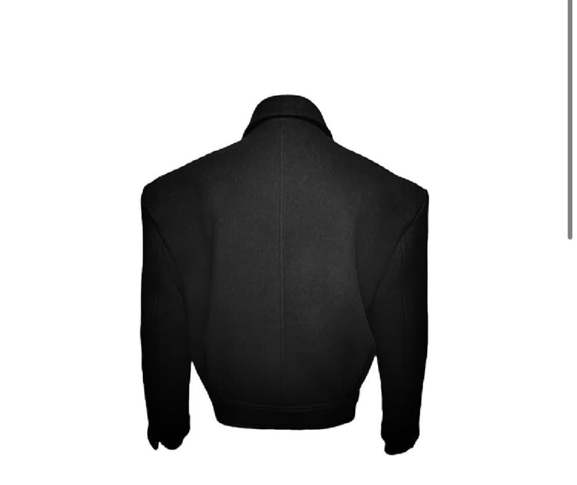 (구매)아워글래스(ourglass) 파워숄더 울 크롭 자켓 OS 상품이미지2