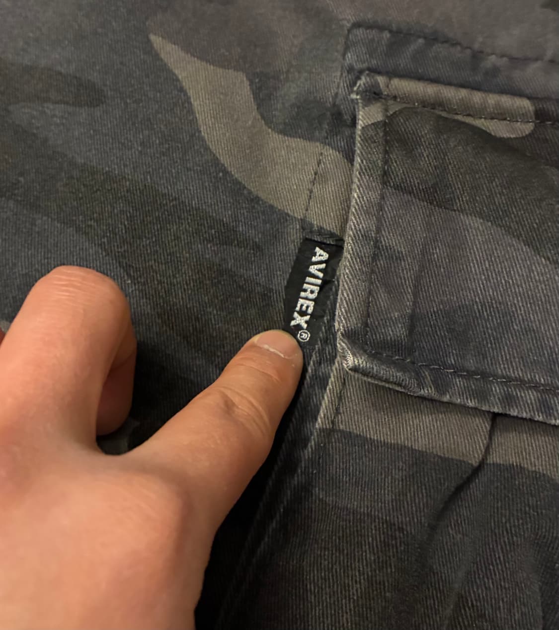 (30~32)AVIREX 아비렉스 그레이카모 워싱 치노 카고팬츠 상품이미지8