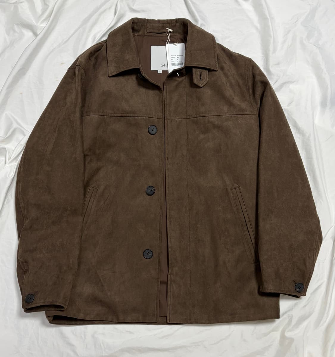247시리즈 스웨이드 워크 자켓 DARK BROWN / S 상품이미지2