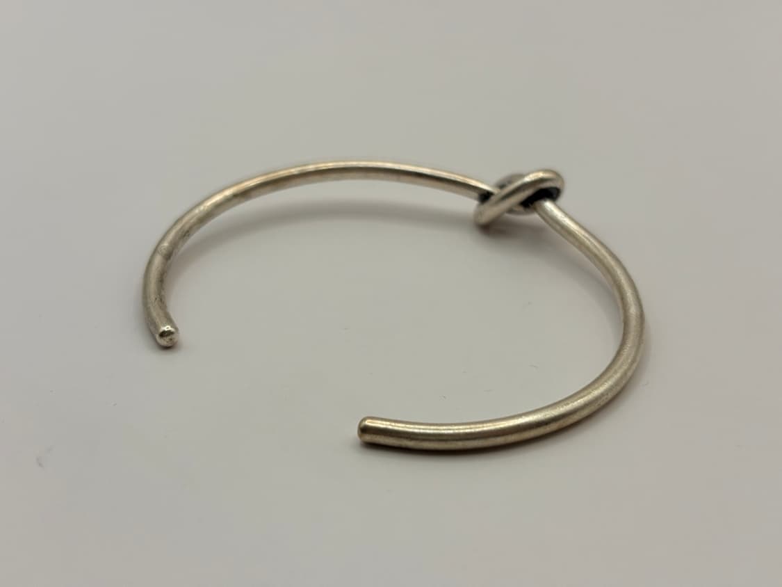 실버 925 매듭(노트) 오픈 뱅글 팔찌 상품이미지3