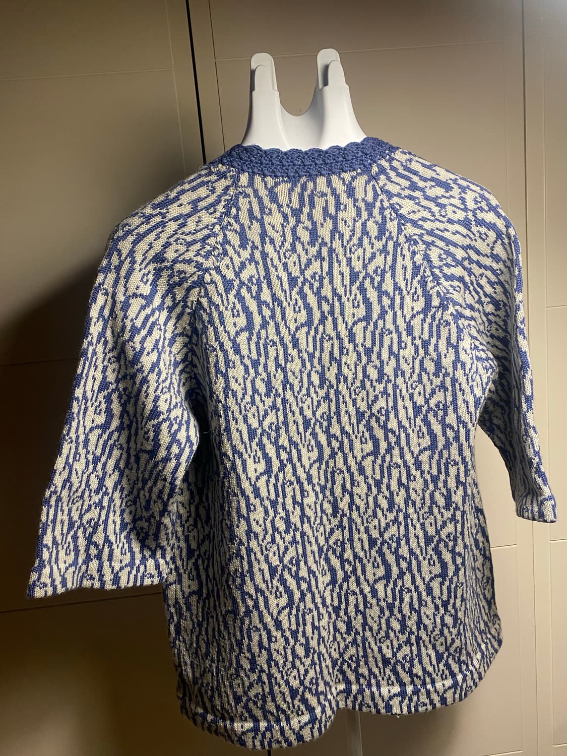 패턴 니트 가디건 상품이미지5