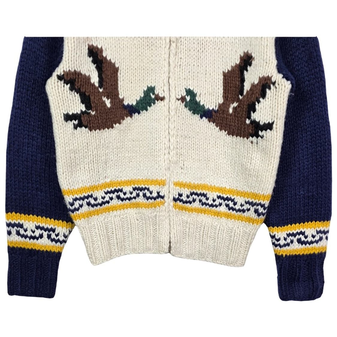 유니크 BLUE GOOSE 오리 자수 코위찬 집업 L 상품이미지4