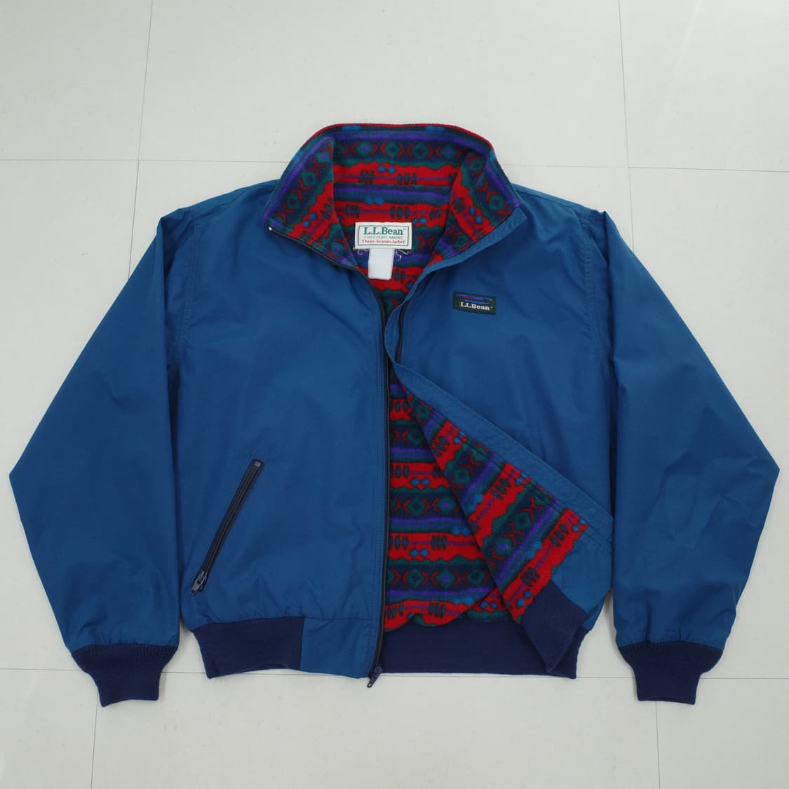 L.L.Bean 아즈텍 네이티브 플리스안감 쓰리시즌 자켓 (90s)  상품이미지1