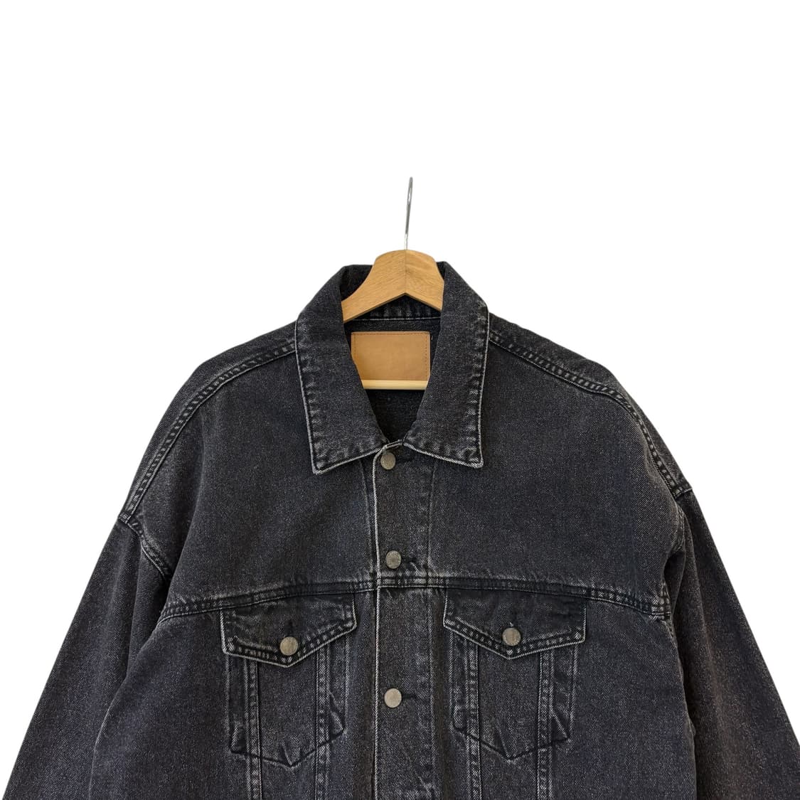 AVEC-DESIGN 흑청 데님 자켓 F 상품이미지2