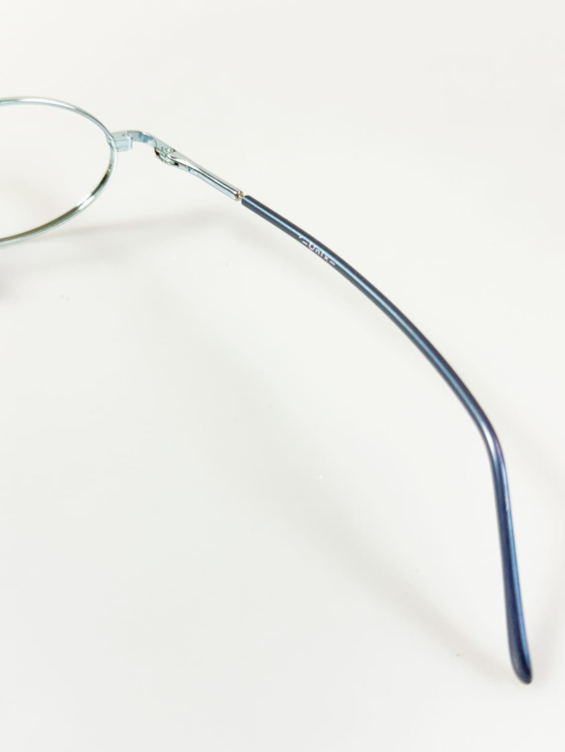 UNIX 슬림 오벌 라이트 블루 메탈 프레임 빈티지 안경 상품이미지6