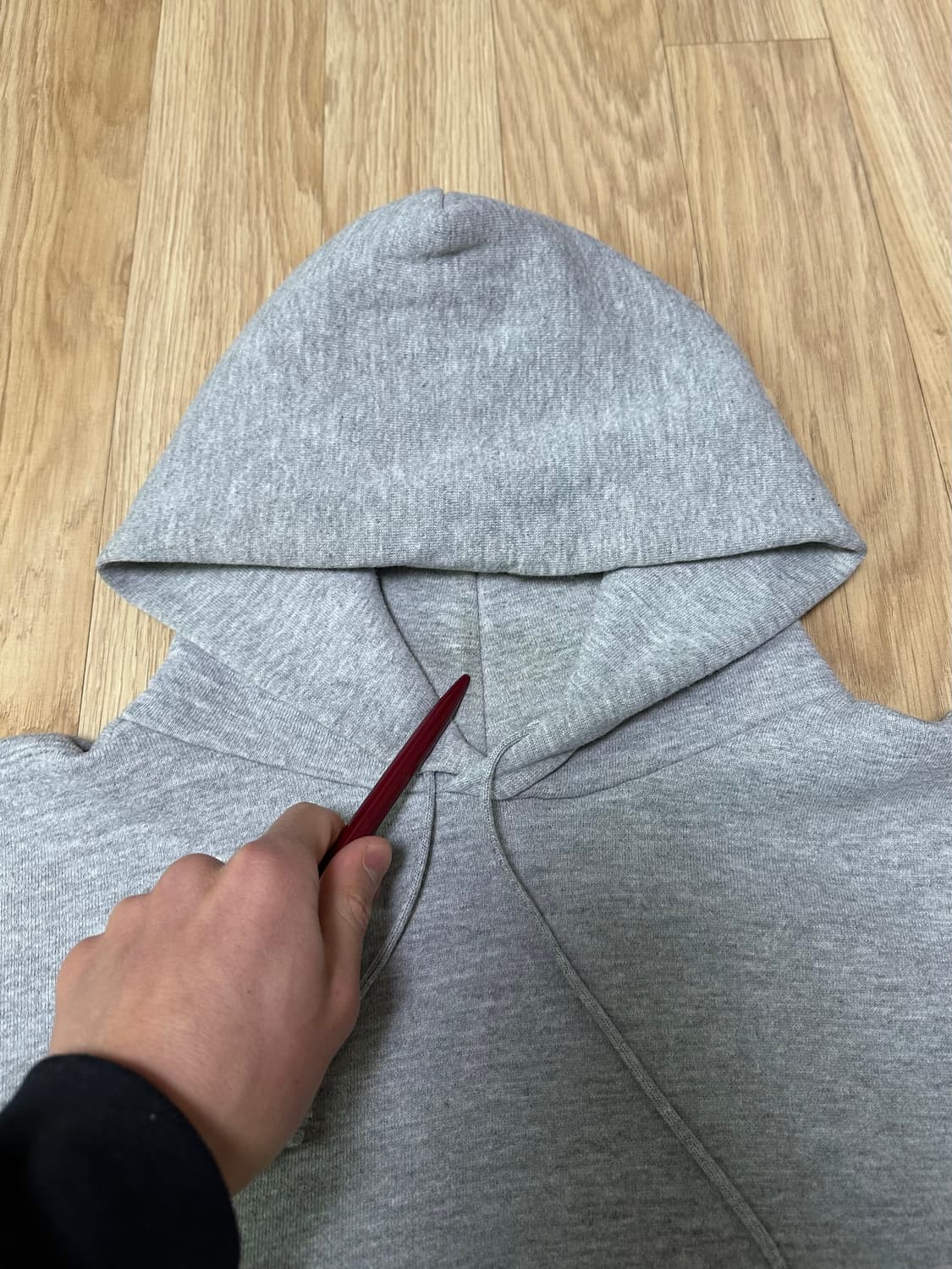 90s 빈티지 러셀 후드 그레이 L USA 상품이미지8