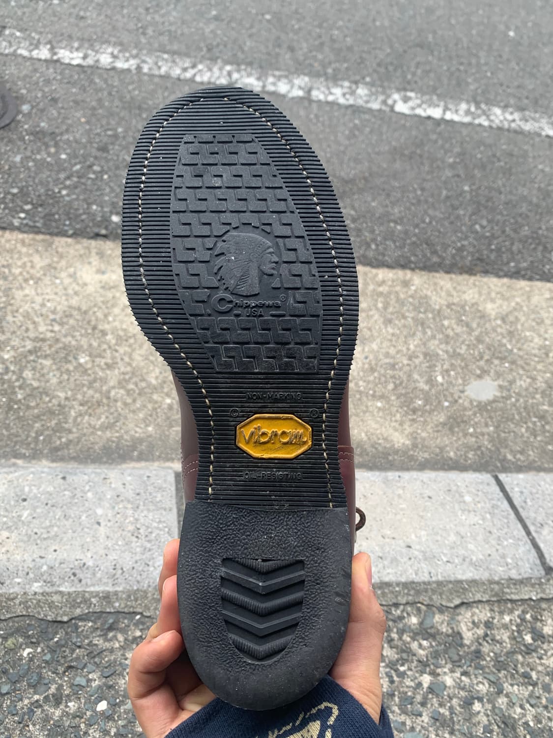 [8.5E] 치페와 엔지니어부츠 체리브라운 (270) 상품이미지4