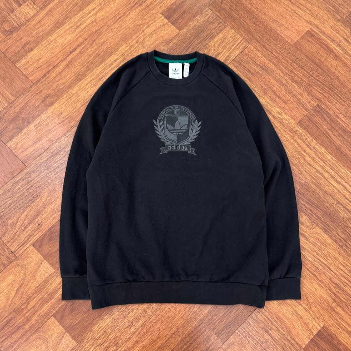 2XL(105) 아디다스 자수로고 맨투맨 티셔츠 상품이미지1