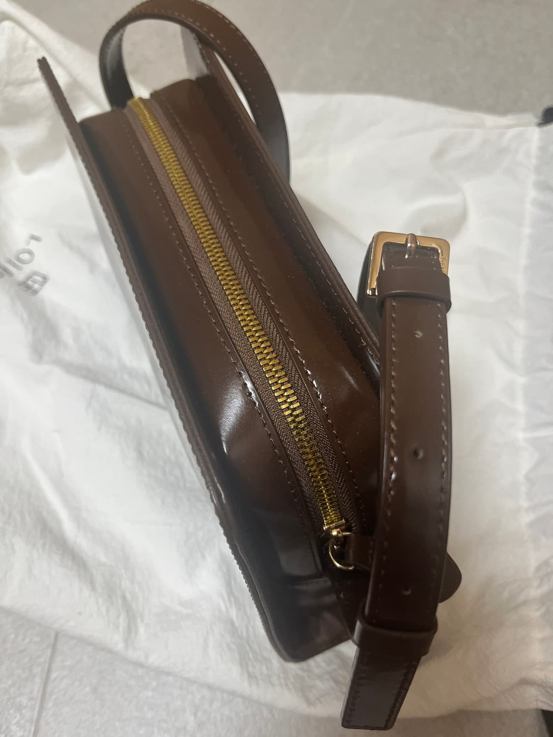 루아레 미로 숄더백 브라운 상품이미지4