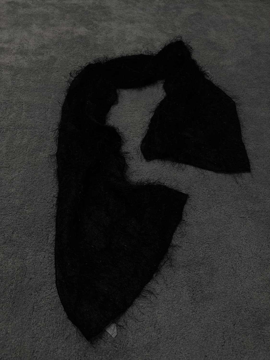Vintage v-kei punk mood fur scarf 상품이미지1