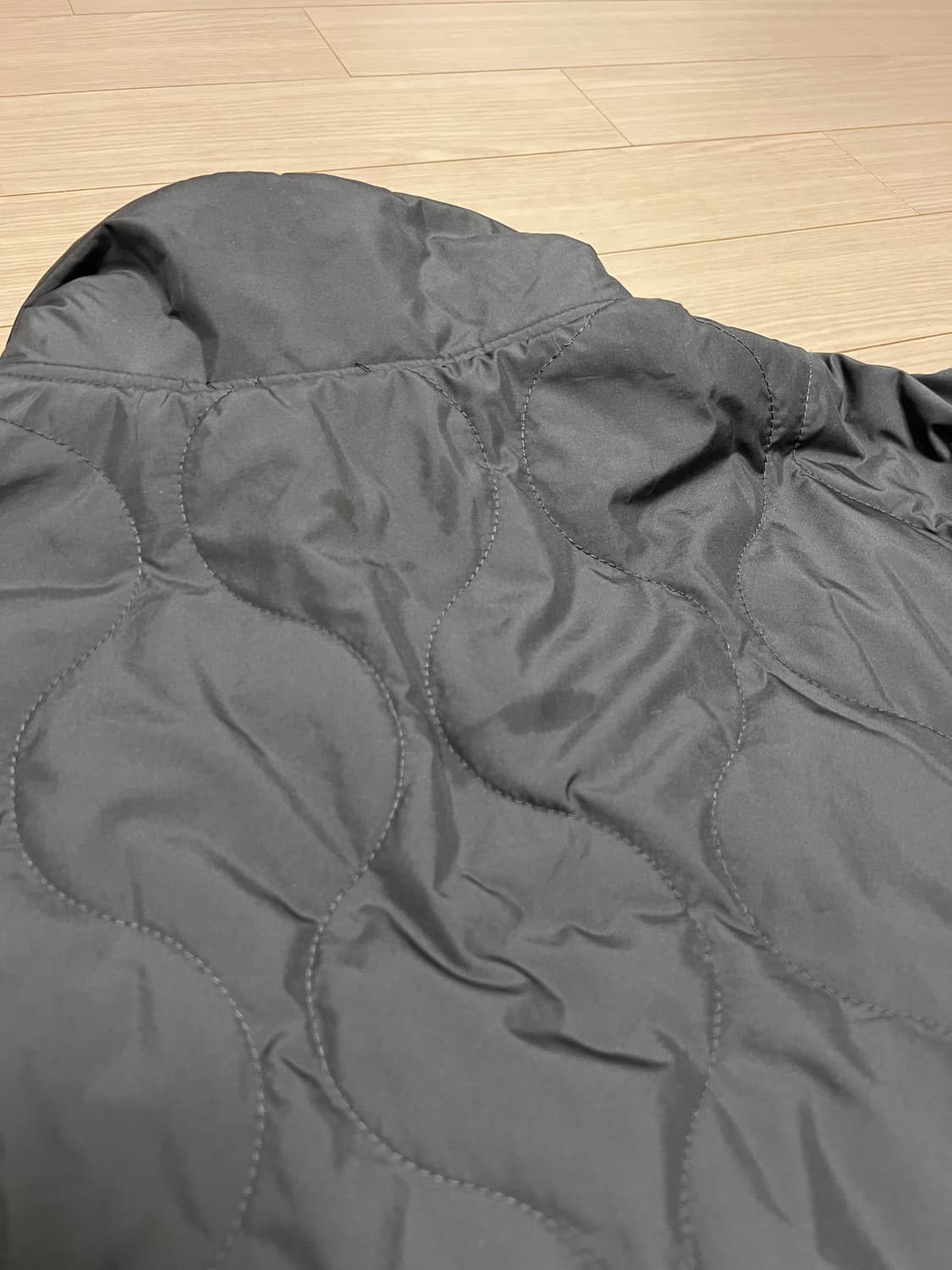 아디다스 양면 보아 쉐르파 리버시블 퀼팅 롱 자켓 / 다크그레이 / L 상품이미지6