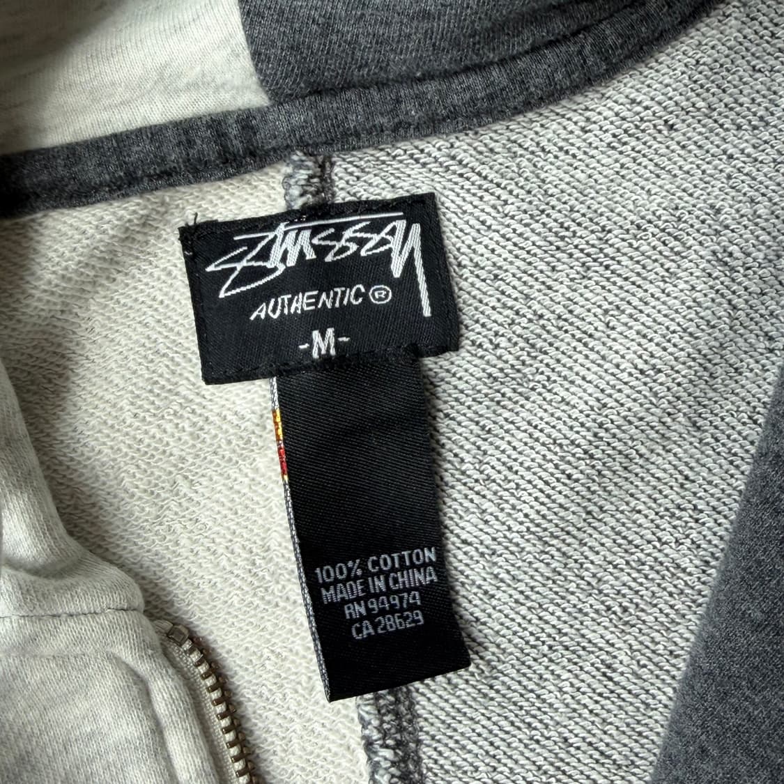 스투시 투톤 후드집업 스플릿 상품이미지5