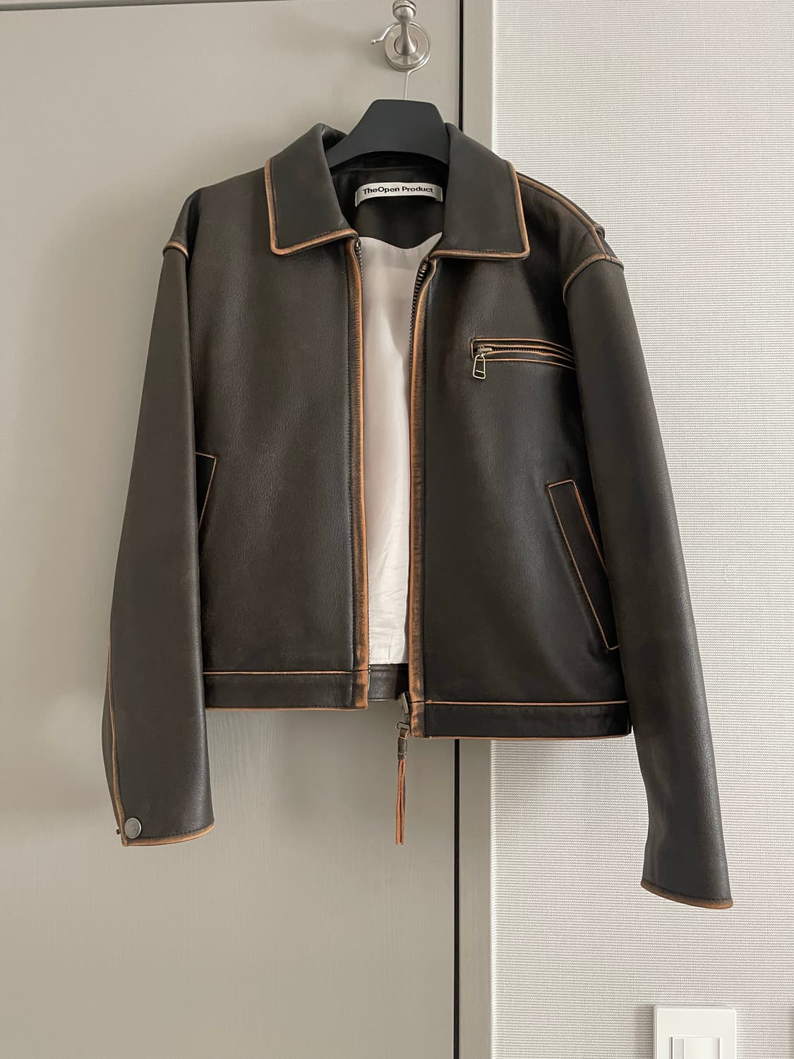 더오픈프로덕트 레더 자켓 상품이미지1