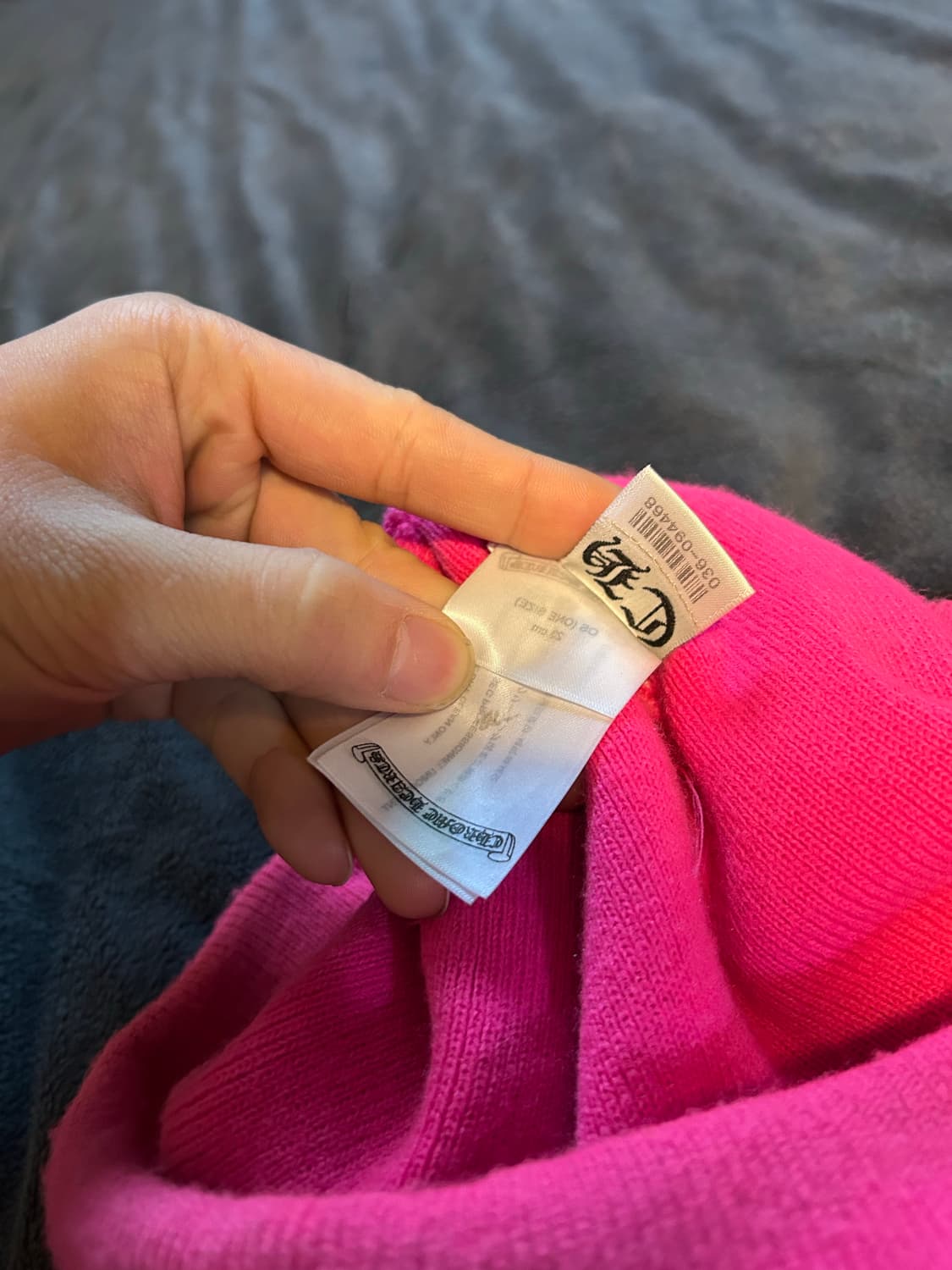 크롬하츠 트리플 크로스 비니 핑크 상품이미지2