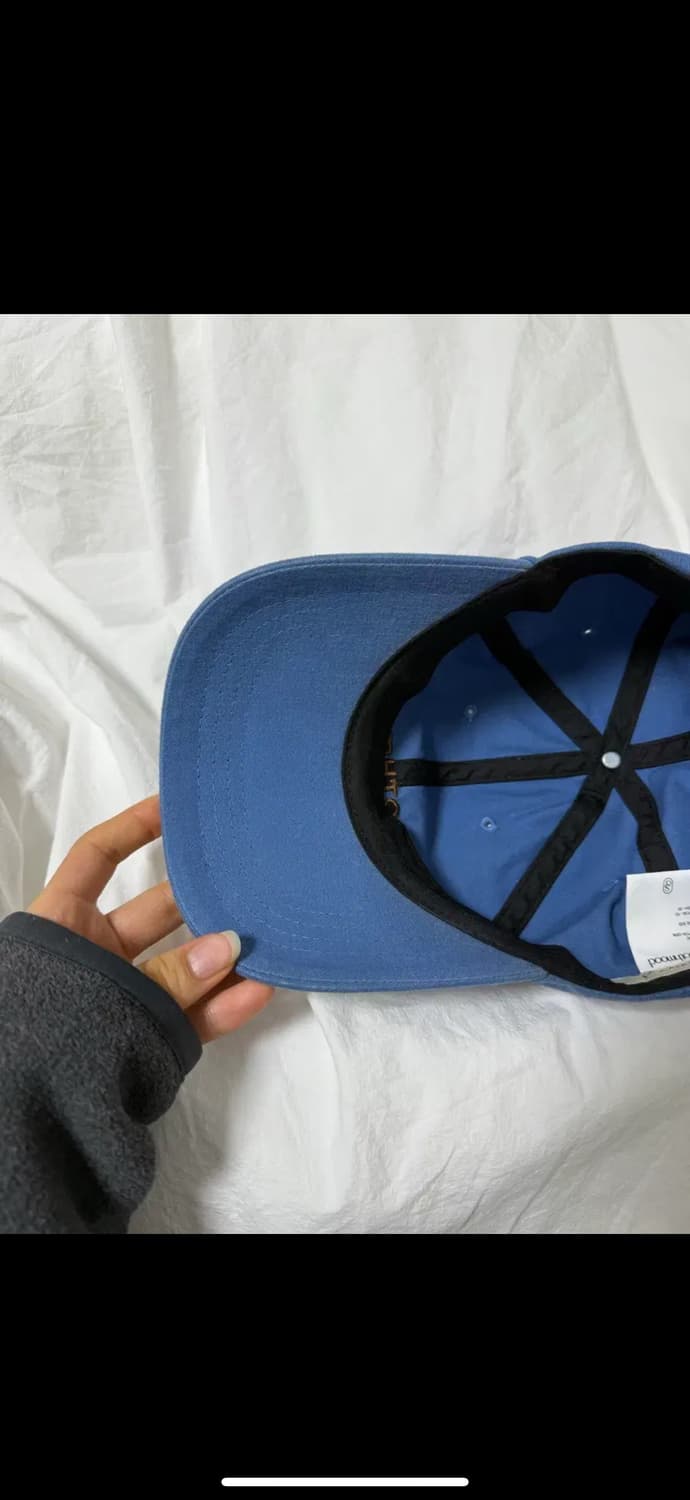 스무드무드  Boy Blue Bold Logo Ball Cap 상품이미지4