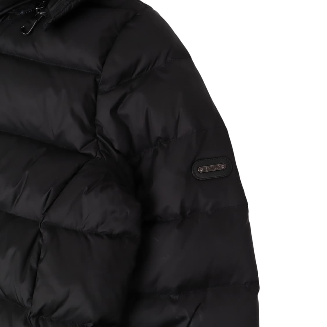 폴로 랄프로렌 우먼스 레더패치 덕다운 패딩 상품이미지3