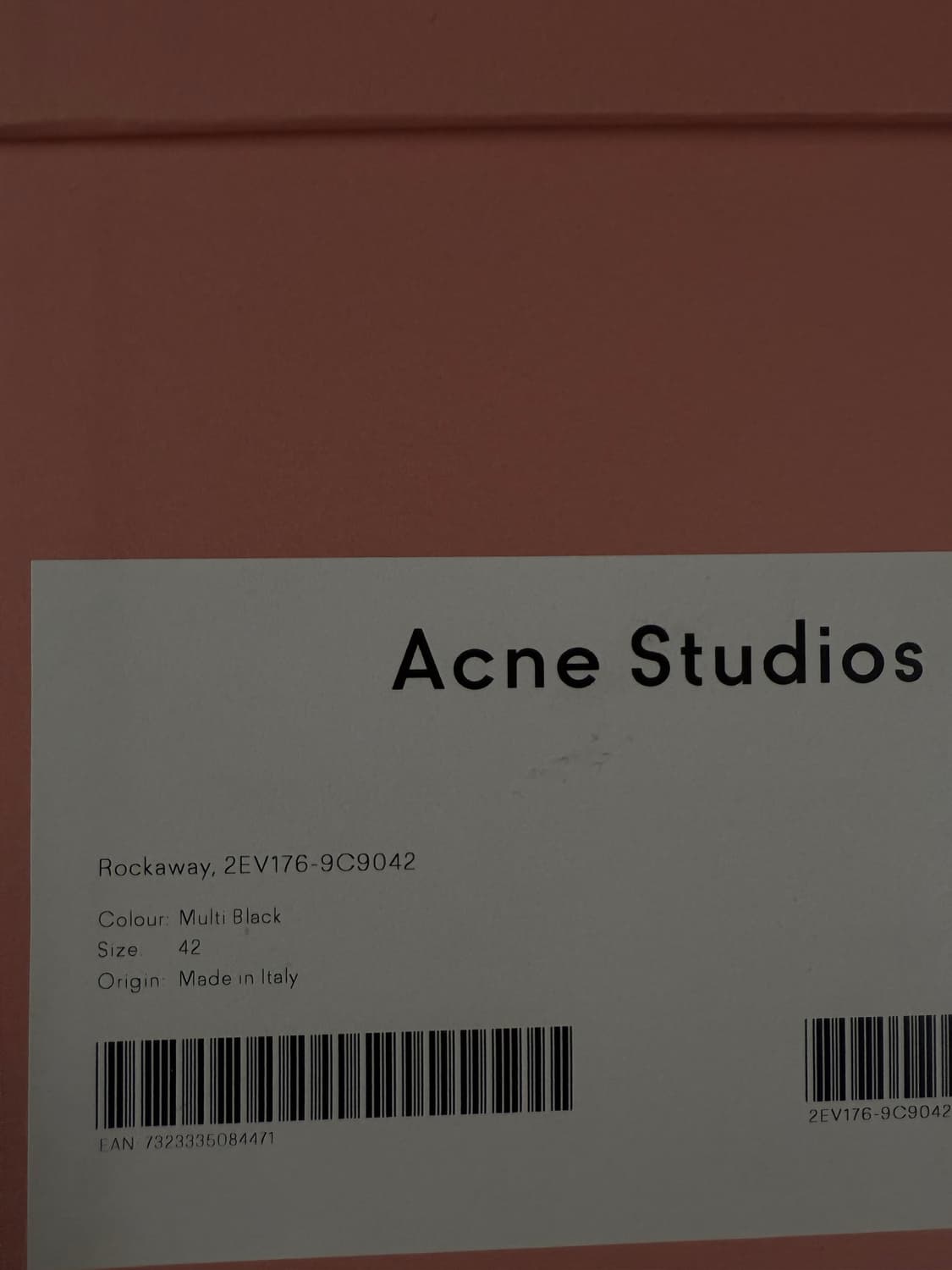 [42] 아크네 스튜디오 락어웨이 스니커즈 멀티 블랙 상품이미지3