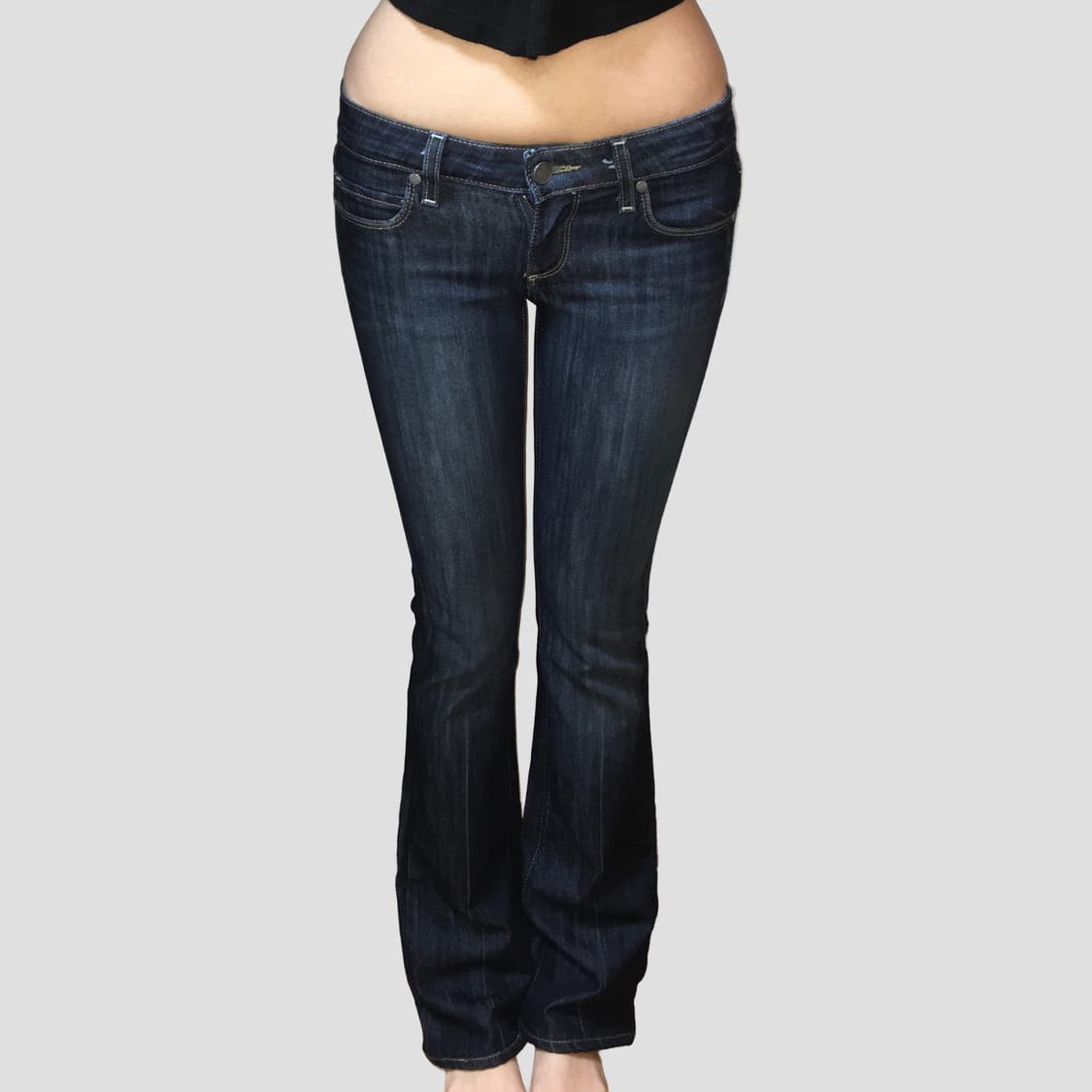 Paige Laurel Canyon 부츠컷 사이즈 24 다크워시 상품이미지2