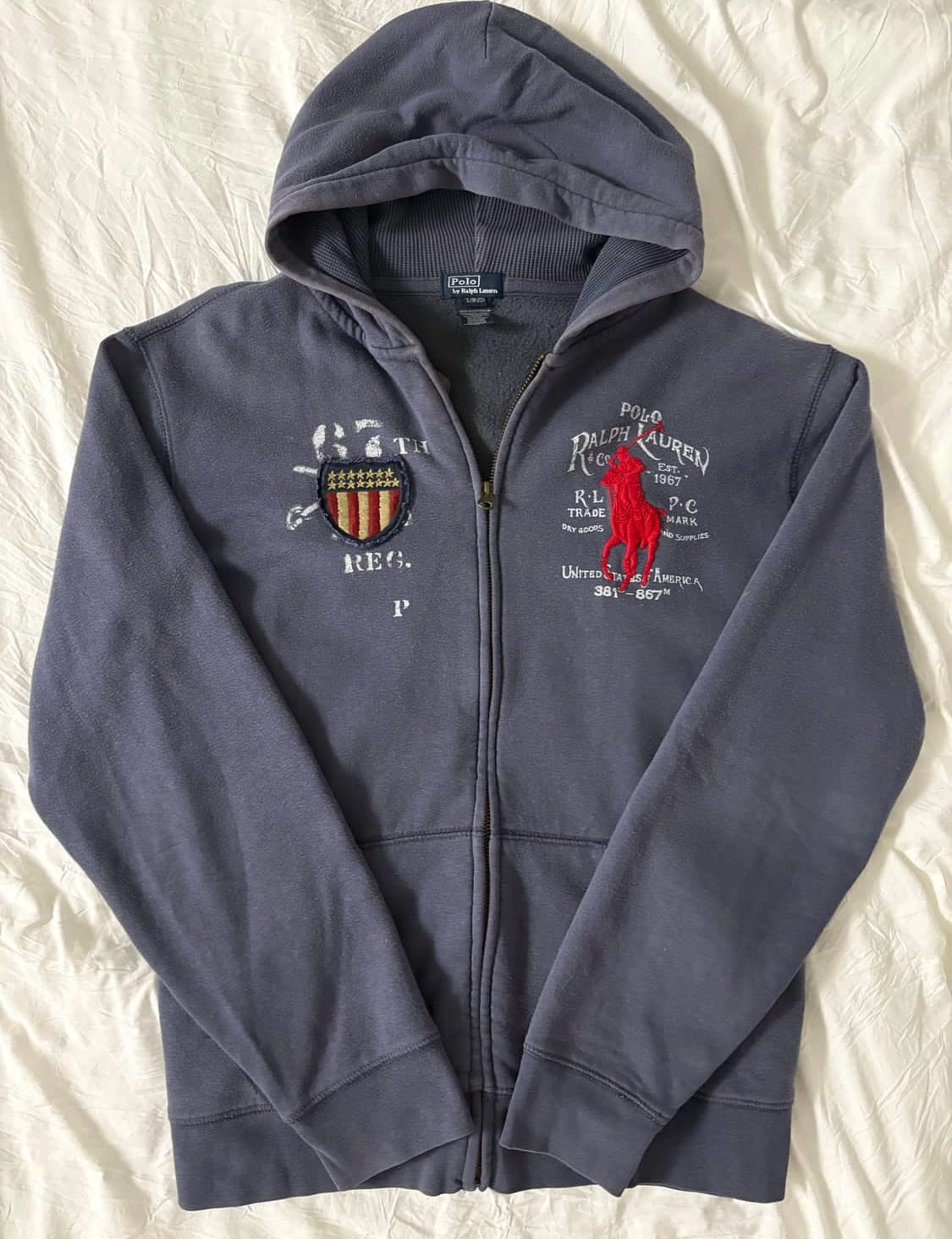 폴로 빅포니 후드집업 L 상품이미지1