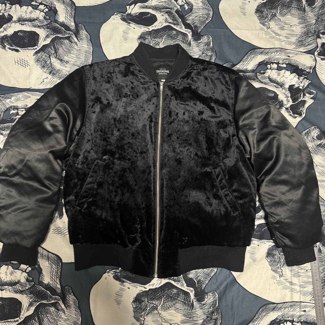 덕다이브 벨벳 MA-1 항공패딩점퍼  L사이즈 상품이미지1