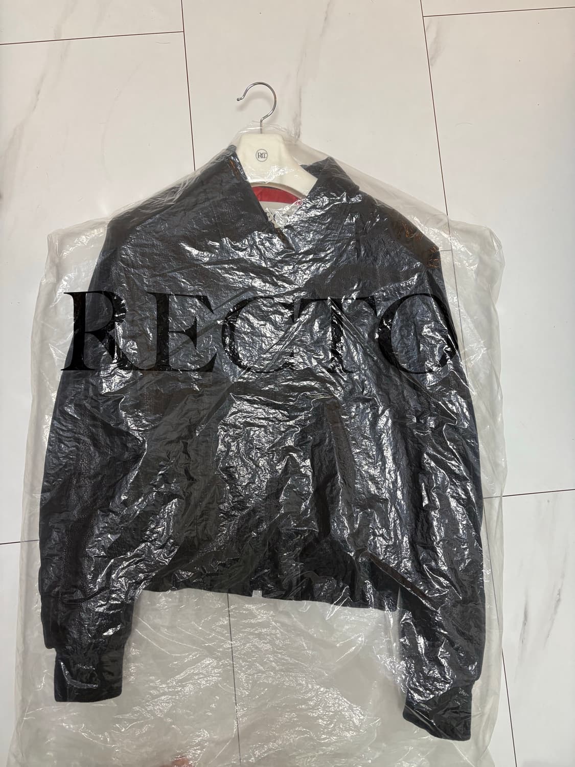 렉토 크링클 레더 자켓 상품이미지3