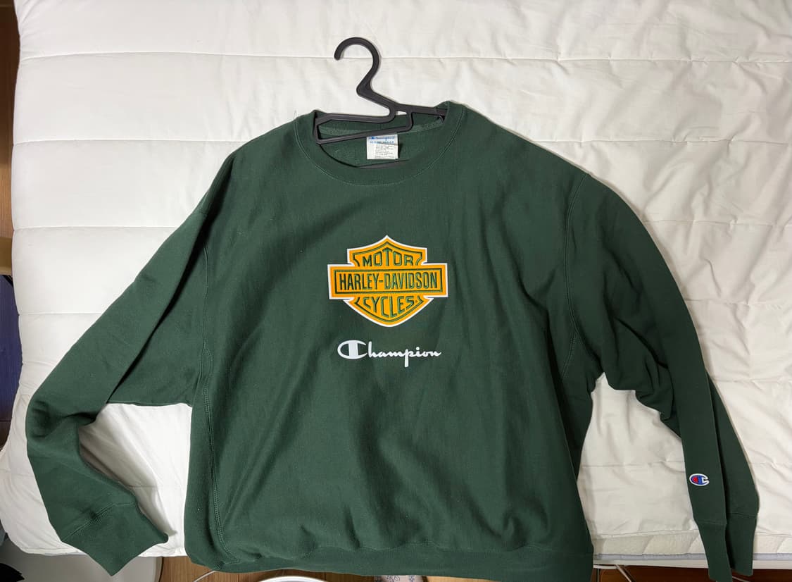 챔피온 할리데이비슨 콜라보 맨투맨  상품이미지1