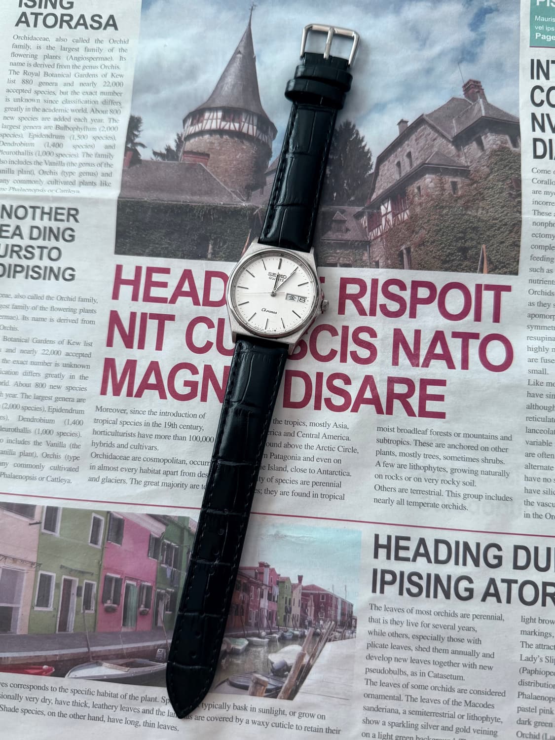 Seiko 세이코 Chronos Quartz Day-Date 상품이미지2