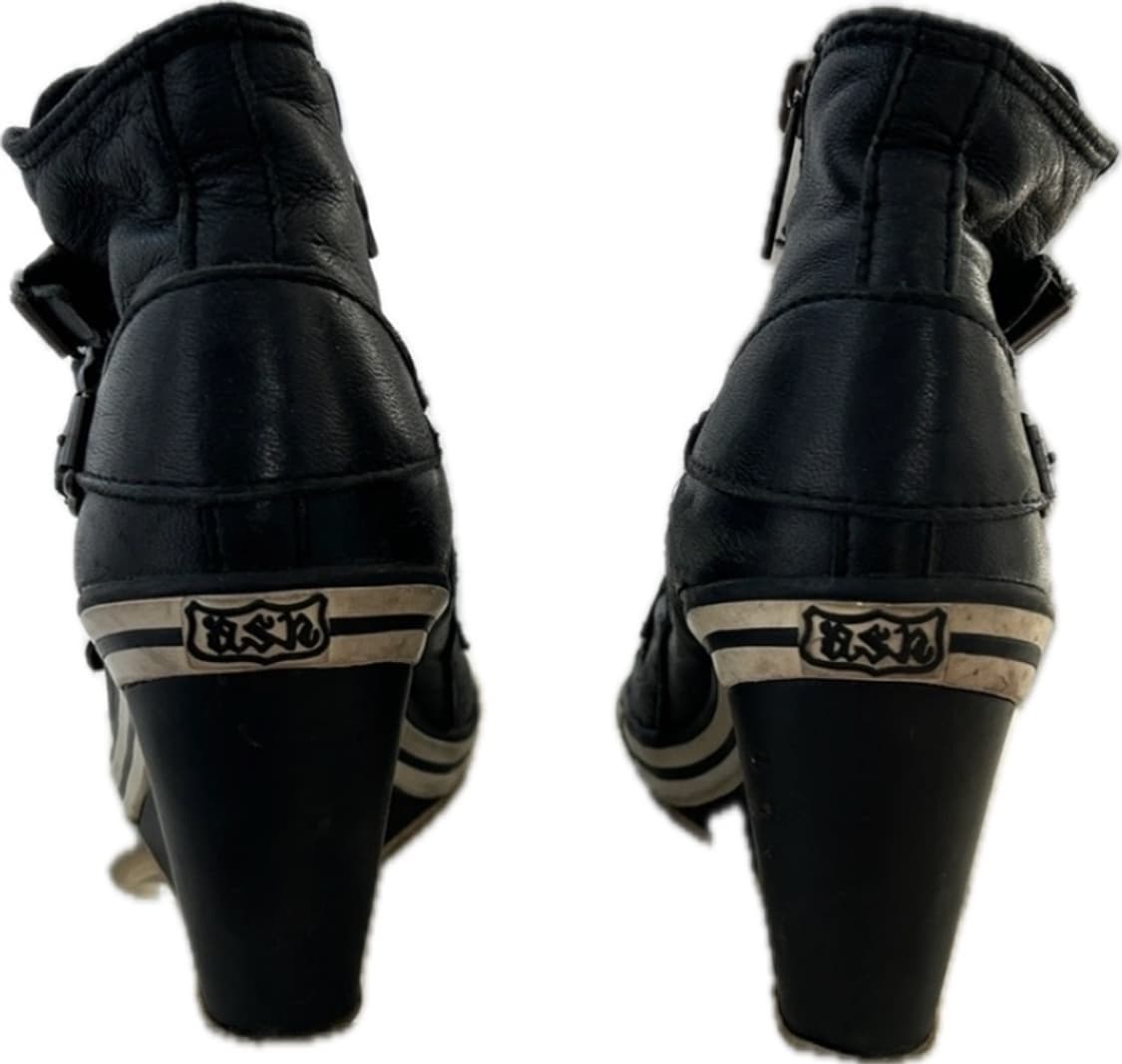 아쉬 블랙 부티 스니커즈 웨지힐 상품이미지3