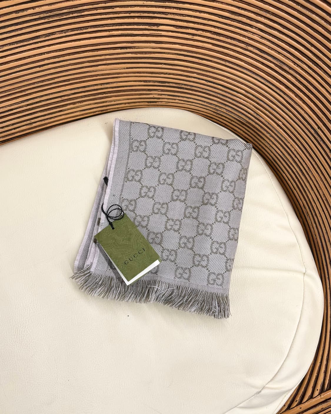 구찌 GG 패턴 자카드 울 스카프 상품이미지1