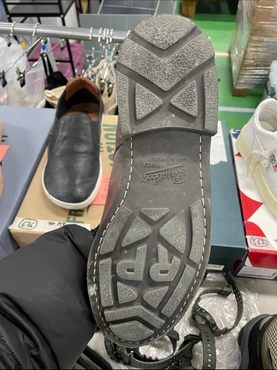 파라부트 샴보드 마룬 컬러 UK8 상품이미지2