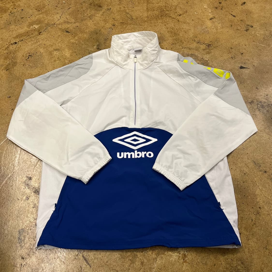 [정품/100] 엄브로 아노락 자켓 화이트블루 b15 상품이미지2