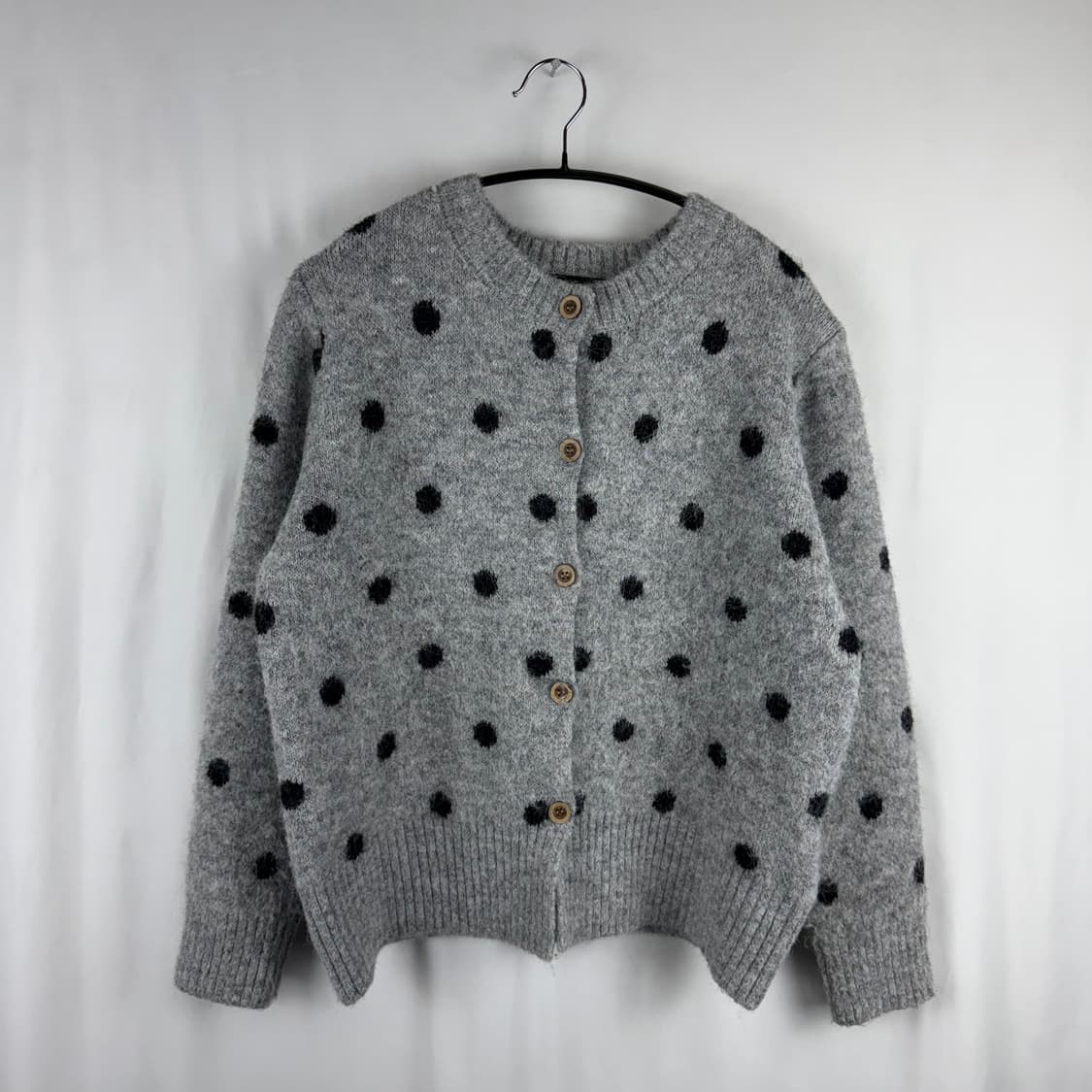  (무료배송)F) 르샵 도트 포인트 버튼업 니트 가디건 상품이미지2