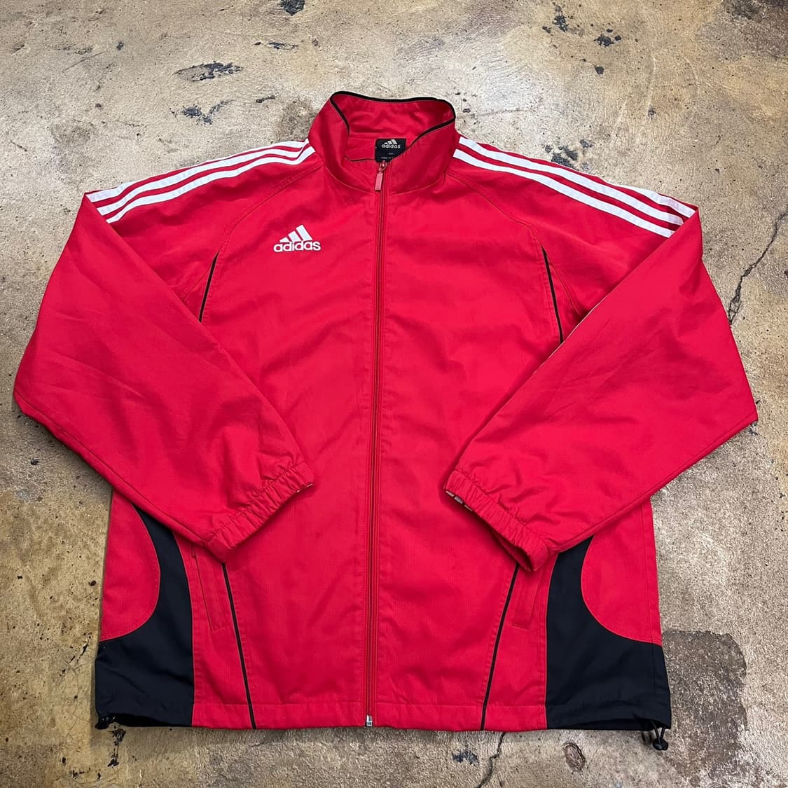 [정품/100] 아디다스 삼선 트랙 자켓 레드 b16 상품이미지2