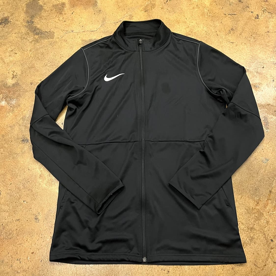 [정품/L] 나이키 드라이핏 블랙 집업 트레이닝 재킷 b16 상품이미지2