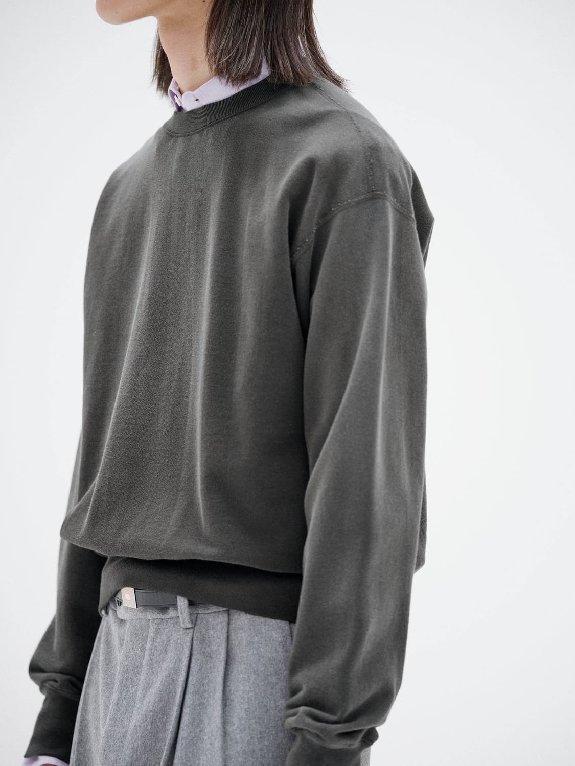 오라리 프로덕트 다이드 피마 라이트 스웻 풀오버 3 상품이미지1