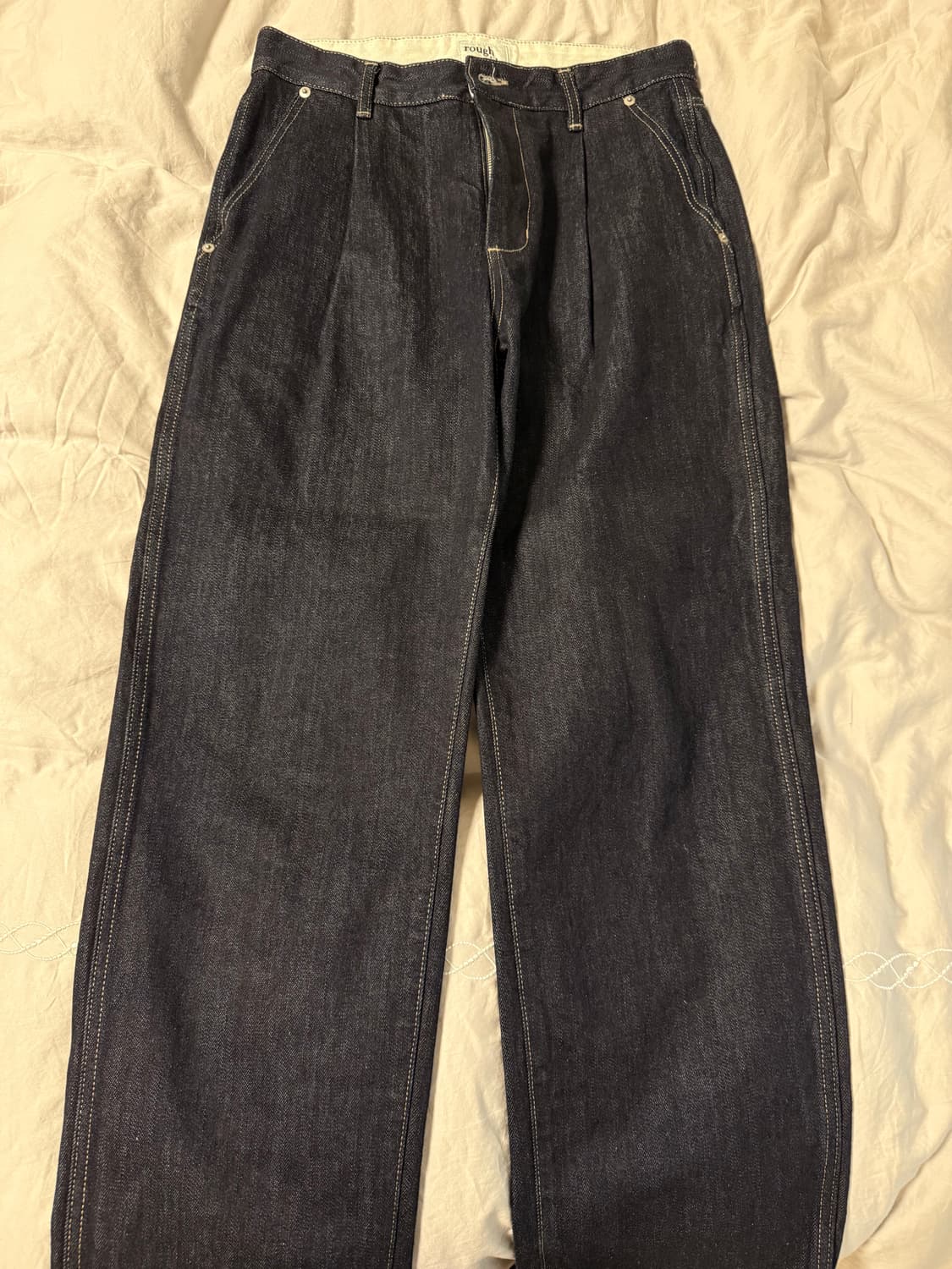 러프사이드 드레이프 데님 팬츠 상품이미지1