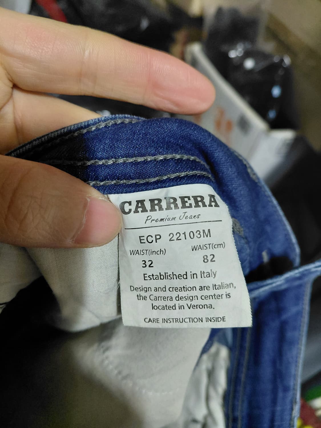 [까레라] 춘하용(봄,여름)데님 청바지 32사이즈  상품이미지6