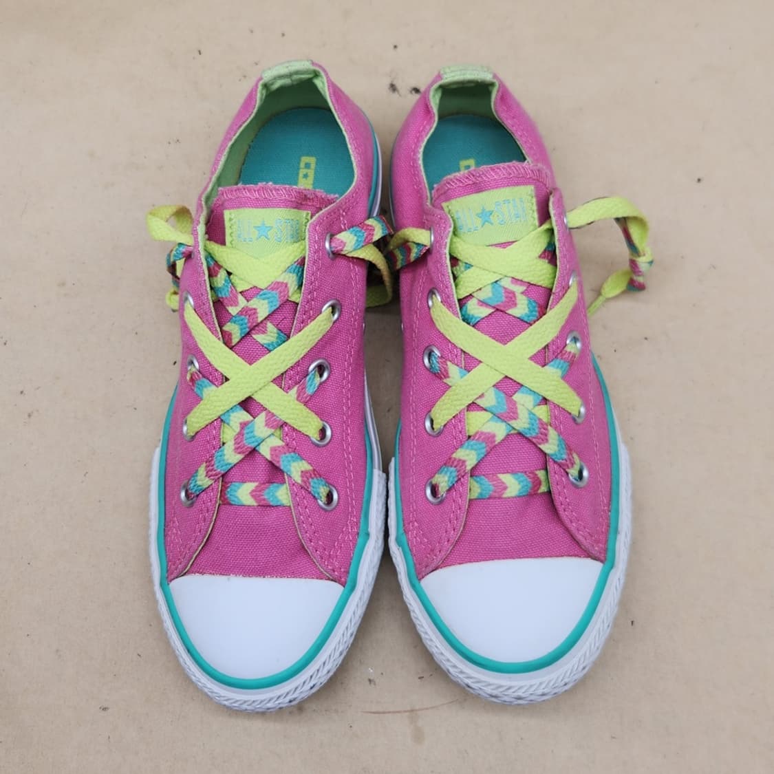 컨버스 핑크 아동 스니커즈 215 상품이미지2