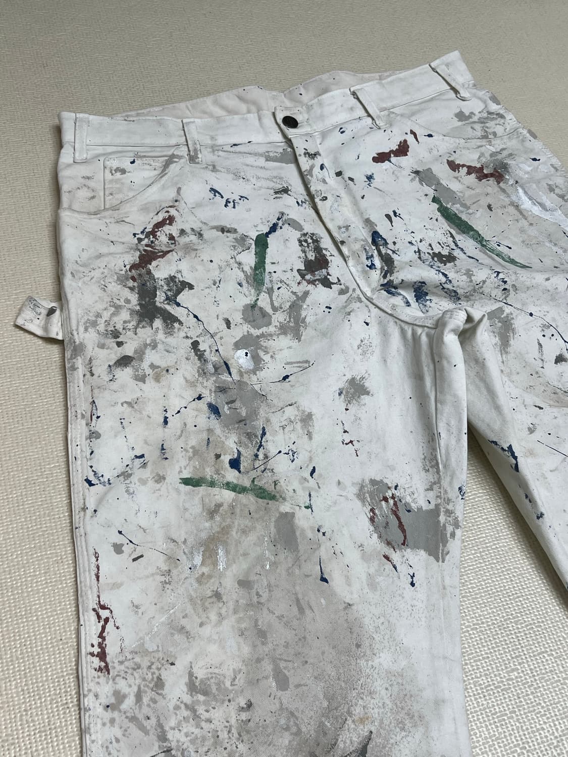 00s 디키즈 싱글니 페인팅 워크팬츠 36x34 상품이미지2