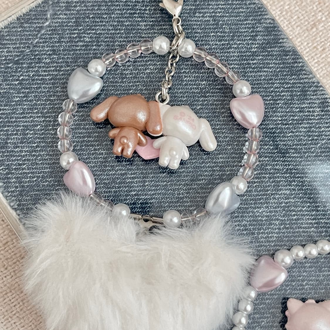 산리오 새상품 후와후와하트 챠미키티 허니큐트 슈가바니즈 일괄 스트랩 키링 상품이미지4