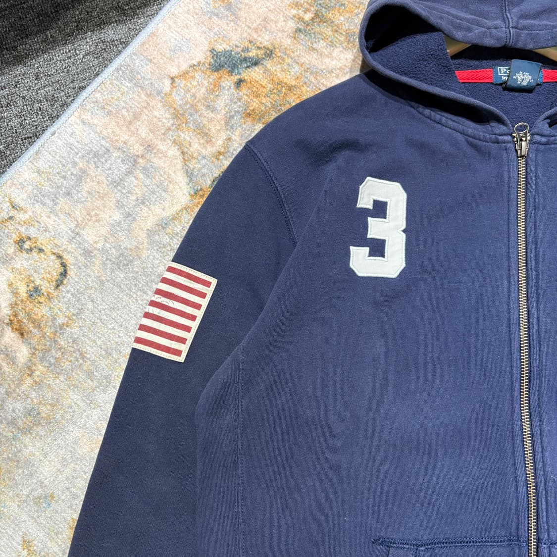 폴로 빅포니3 성조기 후드집업 상품이미지2