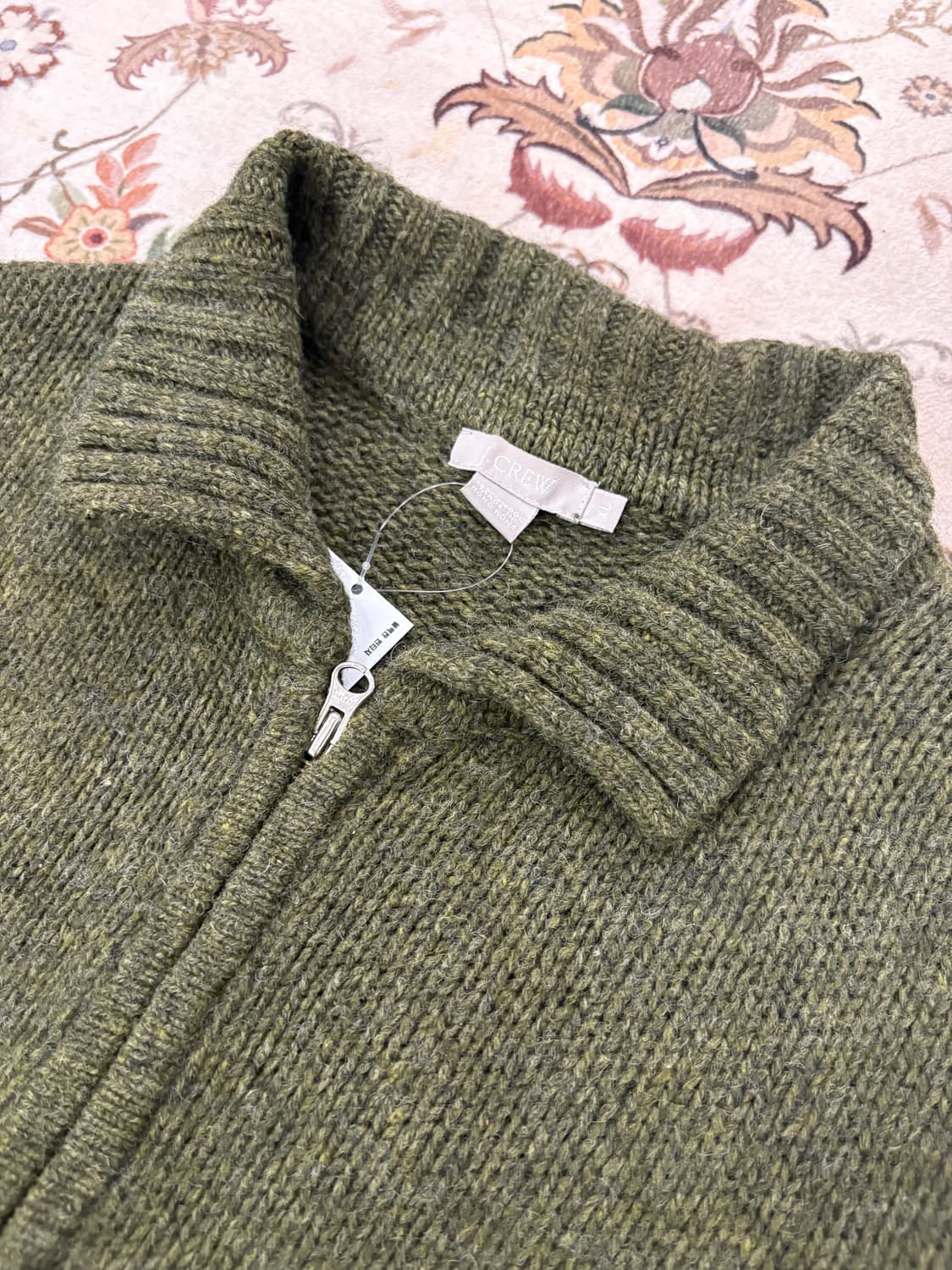 제이크루 헤어리 울 니트집업 상품이미지3