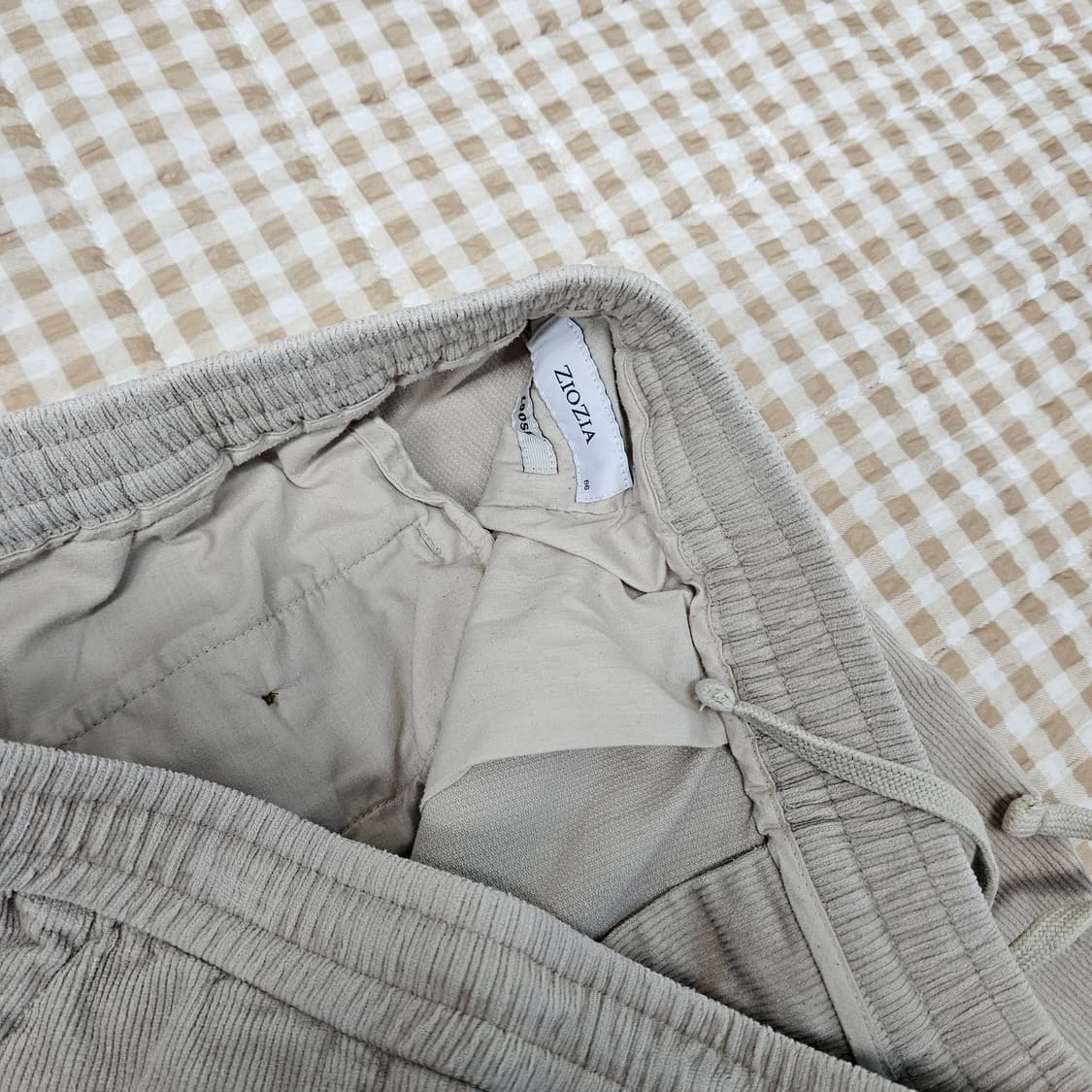 지오지아 밴딩 골덴 면바지 남자32~33 상품이미지2