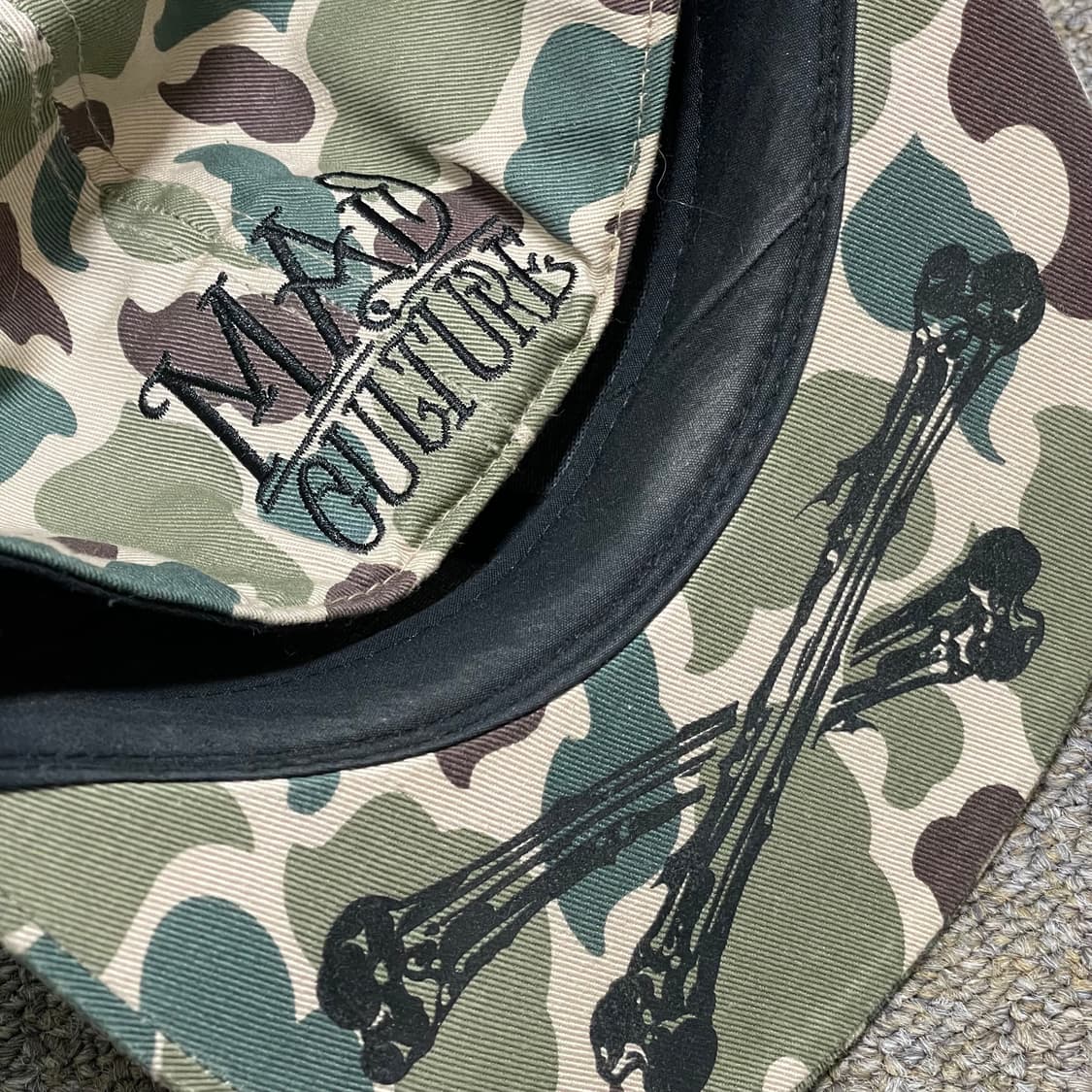 스티그마 빈티지 카모 밀리터리 스냅백 볼캡 모자 상품이미지3