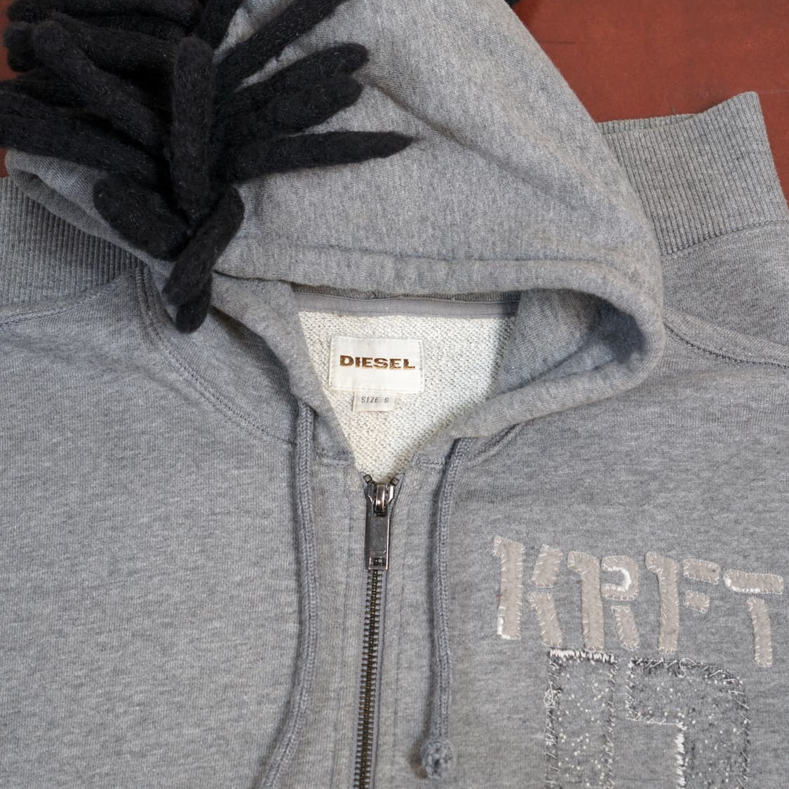 디젤 아카이브 00s 드레드 모호크 후드 상품이미지6