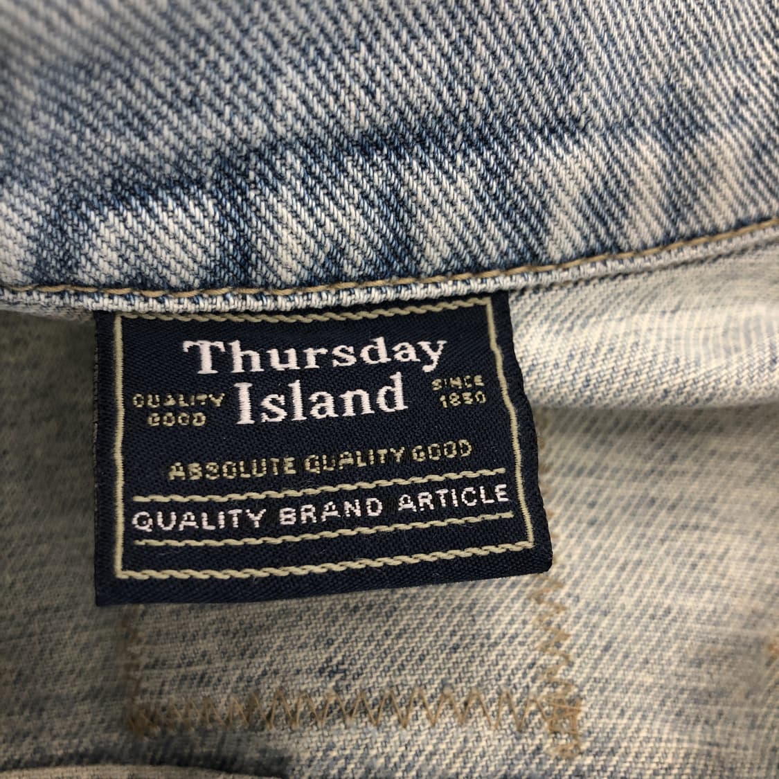 써스데이아일랜드 워싱 트러커자켓 95 상품이미지5