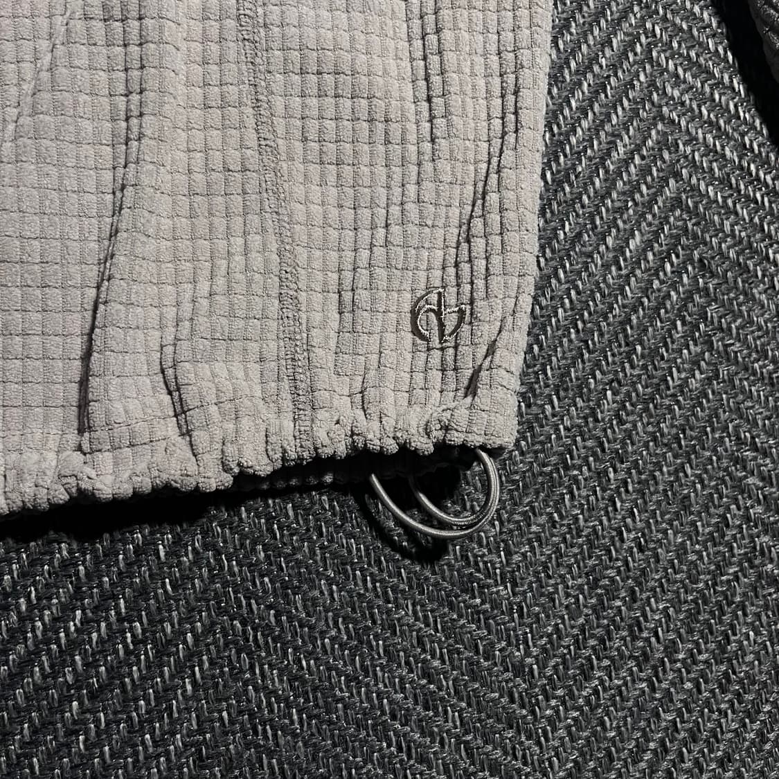 [L] NOMANUAL 노매뉴얼 와플 하프 집업 상품이미지4